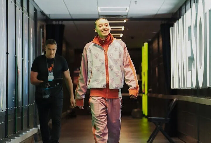 Paige Bueckers Wore a Legendary Tunnel Fit for Her First WNBA Game in Minnesota 1 Paige Bueckers Paige Bueckers Tunnel Walk 1 1 Paige Bueckers